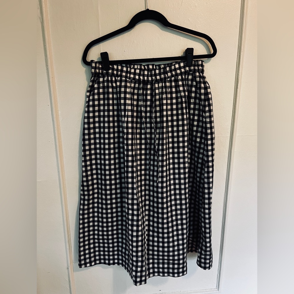 J. Crew Factory Black and White Maxi Skirt
